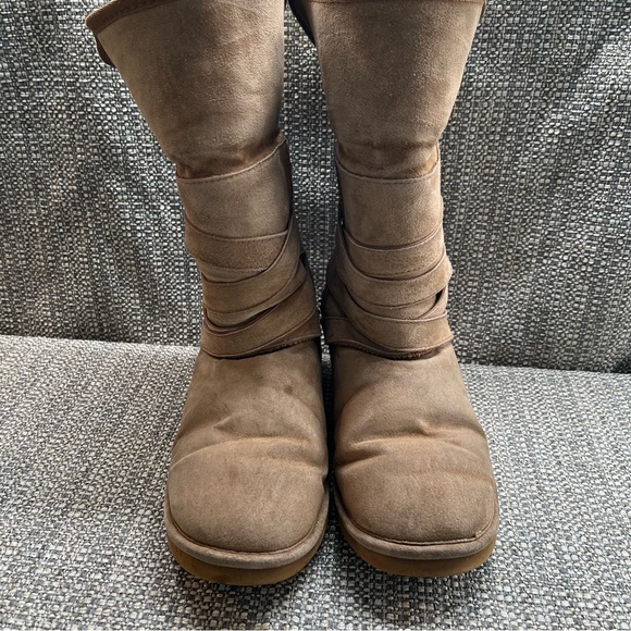 LAM. Juniper Women's Boots Size 9 Tan Suede Leather - Picture 7 of 8